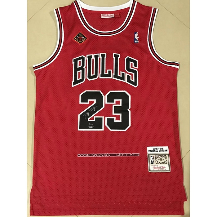 Maglia Chicago Bulls Michael Jordan #23 1997-98 Nba Finals Mitchell & Ness Rosso